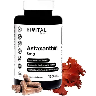 Hivital Astaxantina 8 mg 180 Cápsulas Veganas