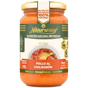 Natursenior Pollo al Chilindrón Omega 3 DHA+EPA 340 gr