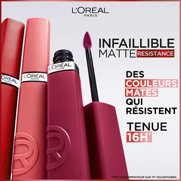 L'Oréal Paris Infaillible Matte Resistance Lipstick Mat N°120 Major Crush 5ml