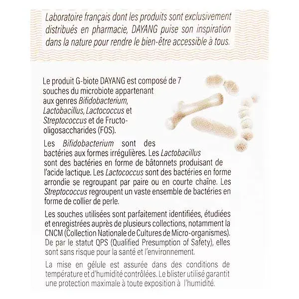 Dayang Microbiote G-Biote 30 comprimidos