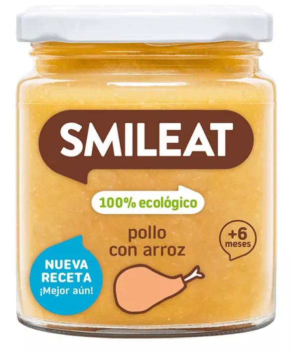 Potito de 3 frutas ecológico SMILEAT, tarro 130 g