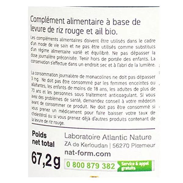 Nat&Form Levadura Roja Arroz y Ajo Bio 200 cápsulas vegetales