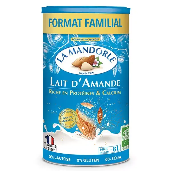 La Mandorle Instant Drink Powder Almond Milk Organic 800g