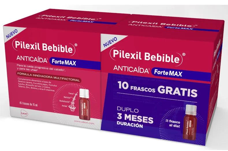 Pilexil Forte Max Anti-Chute 45+45 Boissons