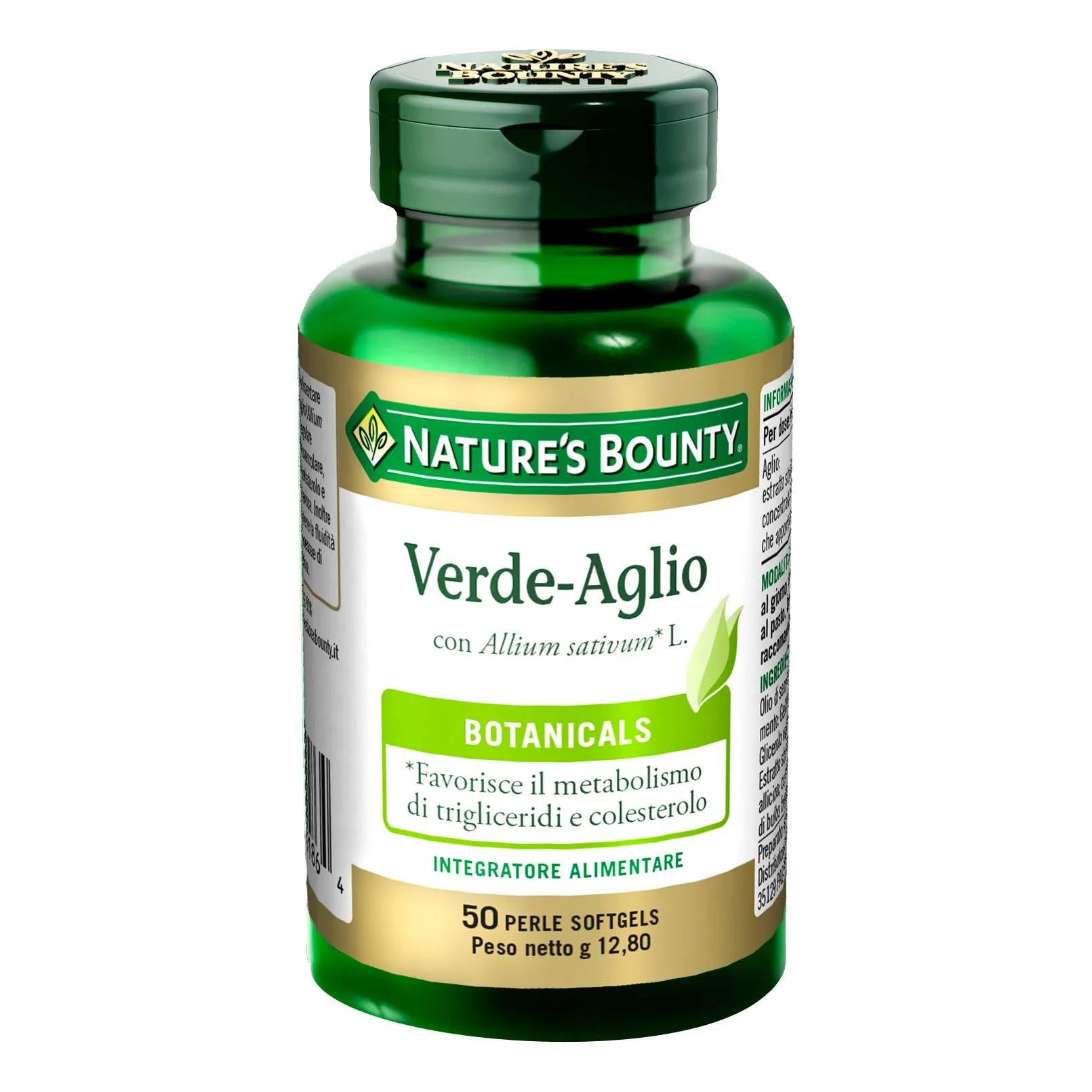 Nature's Bounty Verde Aglio Integrore Colestorelo 50 Perle