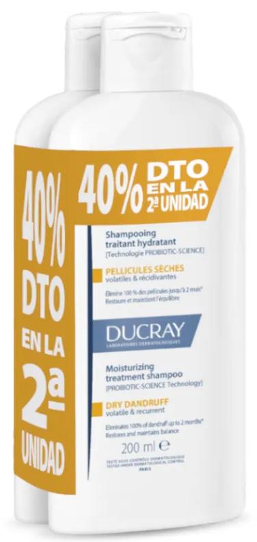 Ducray Squanorm Shampoing Antipelliculaire Sèche 2x200 ml