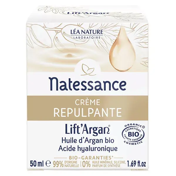 Natessance Lift'Argan Crème Repulpante Bio 50ml