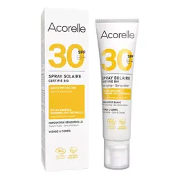 Acorelle Spray Solaire SPF30 Bio 100ml