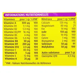 Supradyn Intensia Réduit la Fatigue Vitamines Minéraux et Fer 30 comprimés à avaler