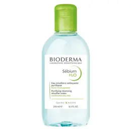 Bioderma Sébium H2O Eau Micellaire Purifiante Peaux Mixtes à Grasses 250ml