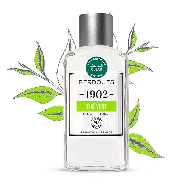 Berdoues 1902 Eau de Cologne Thé Vert 98% Naturel 245ml