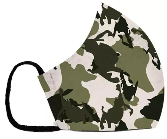 Mascarilla Reutilizable Infantil Camuflaje 50 Lavados