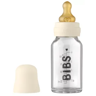Bibs Biberón Cristal Flujo Lento Ivory 110 ml