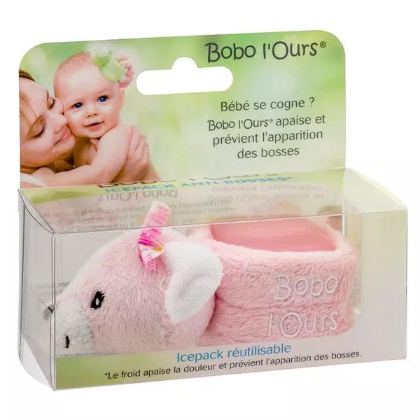 Alphanova Bebé Bobo el Oso Rosa