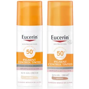 Eucerin Sun Pigment Control FPS50+ Tinted Medium 50 ml + Tinted Light
