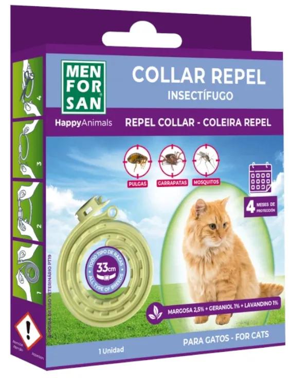 Collier anti-insectes Menforsan pour chats