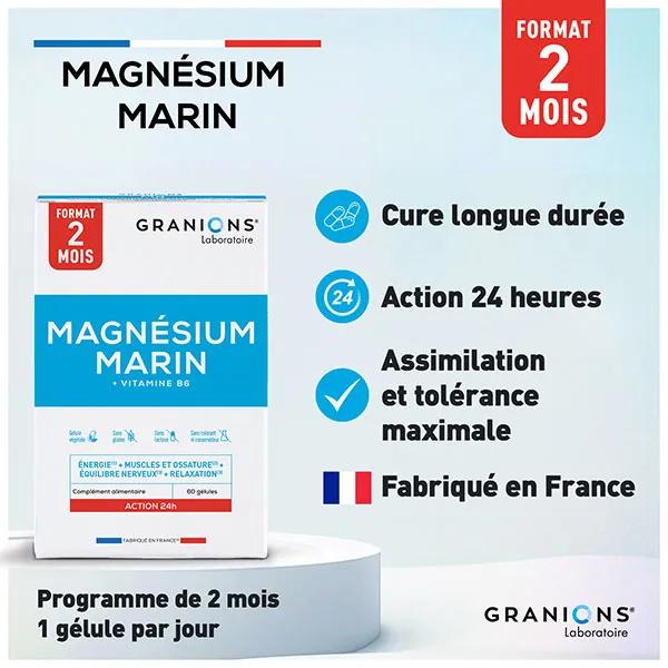 Magnesio Marino Granions 60 cápsulas