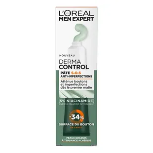 L'Oréal Paris Men Expert Derma Control S.O.S. Pasta Anti-Imperfezioni Niacinamide 45ml