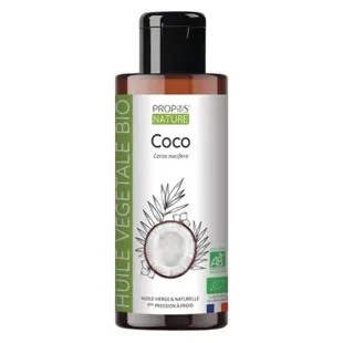 Olio vegetale di cocco biologico per aromaterapia e fitoterapia Propos' Nature 100ml