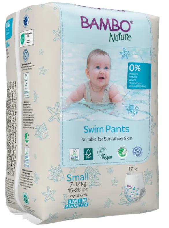 Bambo Nature Bath Diapers TS (7-12 Kg) 12 units