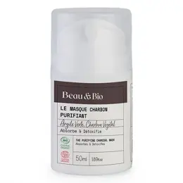 Beau & Bio Le Masque Charbon Purifiant Certifié Bio 50ml