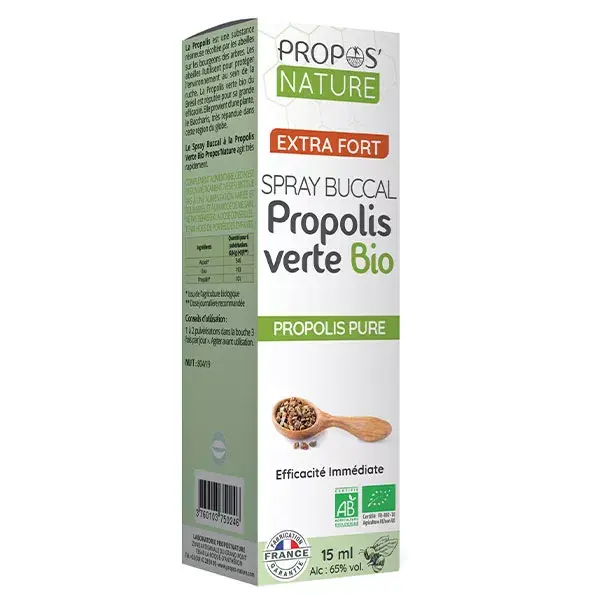 Propos'Nature Green Propolis Oral Spray 15ml