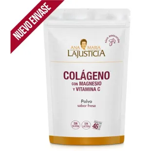 Ana Maria Lajusticia Collagen with Magnesium and Vitamin C Strawberry Flavor 350 gr 