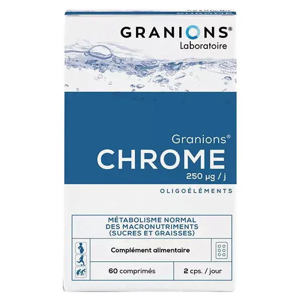 Granions Chromium 60 Chewable Tablets