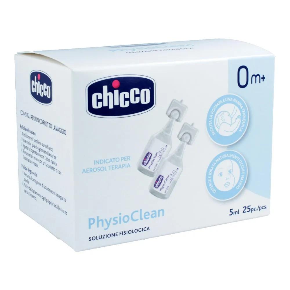 Chicco PhysioClean Soluzione Fisiologica 5ML 25 Pezzi