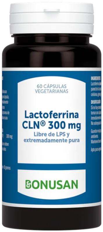 Bonusan Lactoferrina CLN 300 mg 60 Capsules Végétariennes