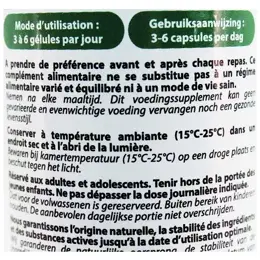 Vit'all+ Charbon Végétal Activé 60 gélules végétales