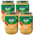 Hero Solo Bio Jar Pomme, Pêche et Banane +4m 4x190 gr