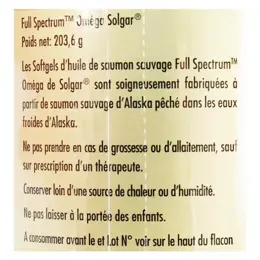 Solgar Full Spectrum Oméga 120 Softgels