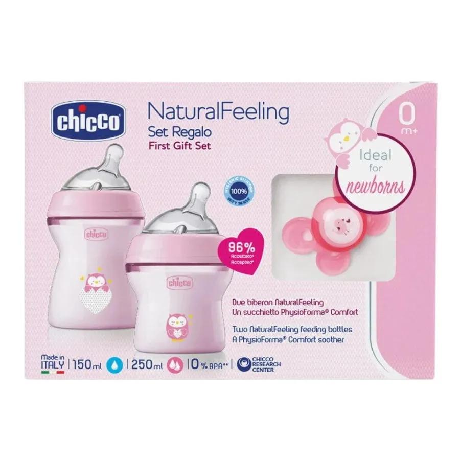 Chicco Set Regalo Natural Feeling Bimba 3 Pezzi