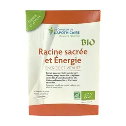 Le Comptoir de l'Apothicaire Racine Sacrée et Energie 20 ampoules