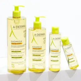A-Derma Exomega Control Huile Lavante Émolliente Anti-Grattage 200ml