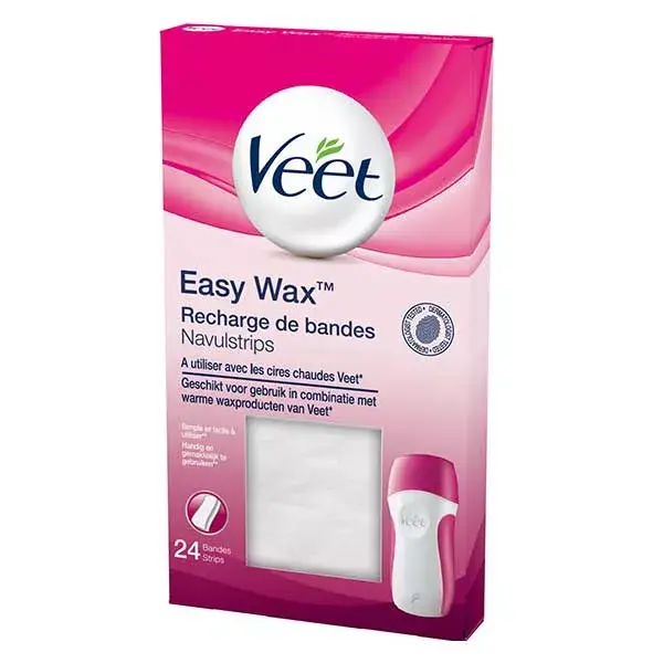 Veet Easy Wax Recambio de Bandas 24 Unidades