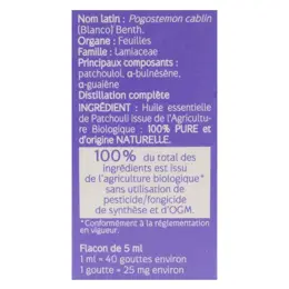 Naturactive Huile Essentielle Bio Patchouli 5ml