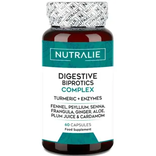 Nutralie Probiótico Digestivo Complex Cúrcuma + Enzimas Digestivas 60 Cápsulas