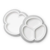 BabyBjörn Pastel Gray Plates 2 units