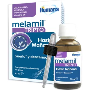 Humana Baby Melamil Tripto Melatonina, Triptofano e Vitamina B6 30 ml 