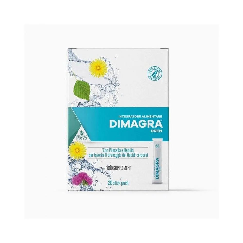 Dimagra Dren Integratore Per Drenaggio dei Liquidi 20 Stick