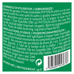 Phytosun Arôms Huile Essentielle Comprimés Neutres 45 comprimés