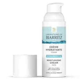 Laboratoires de Biarritz Soins Hydra-protect+ Crème Hydratante Visage Bio 50ml