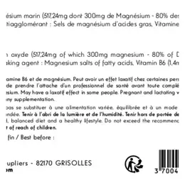 Belle & Bio Magnésium Marin et Vitamine B6 120 gélules