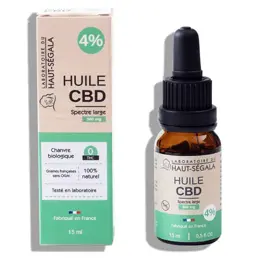 Haut-Ségala Huile CBD 4% Spectre Large 15ml