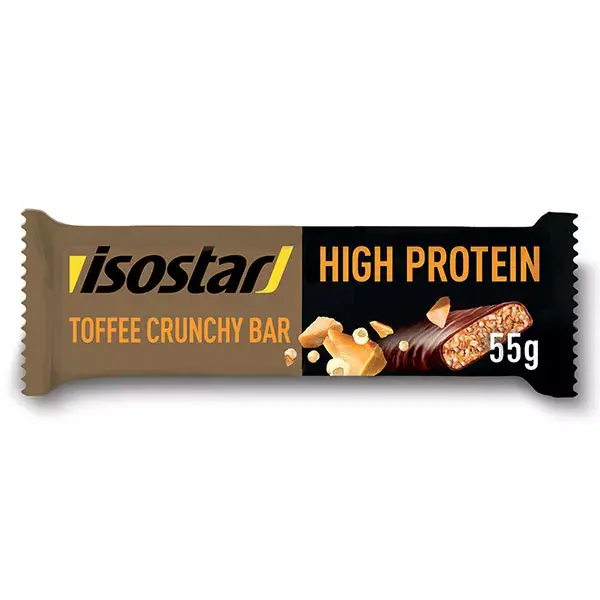Isostar High Protein Barre Protéinée Caramel 55g