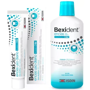 Bexident Pasta de Goma Uso Diário 125 ml + Enxaguante Bucal 3x500 ml