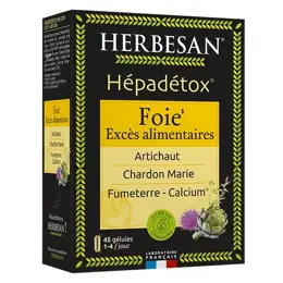 Herbesan Hépadétox 30 gélules