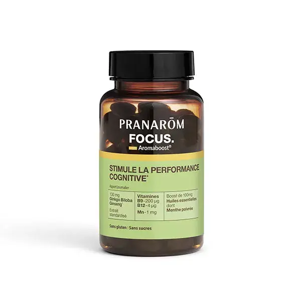 Pranarom Aromaboost Focus Concentration 60 Caps